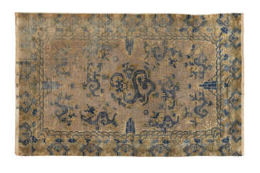 Ning-Xia carpet. Bearing at one head the inscription "Tai He Dian Bei Yong" which means "reserved to the Palace of Supreme Harmony"