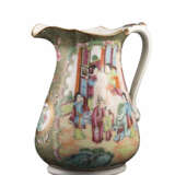 A Cantonese Famille Rose ewer decorated with figures in interior scenes - photo 1