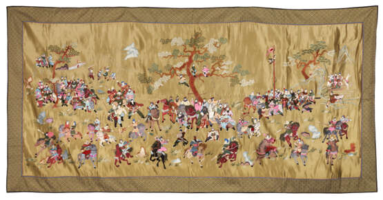 Tapestry embroidered in polychrome silk - Foto 1