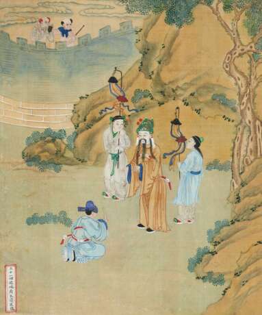 Zwei Malereien mit Szenen aus dem Roman 'Xiyou Quanzhen' - фото 2
