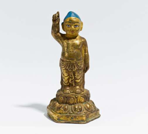 Stehender Buddha Shakyamuni bei der Geburt - фото 1