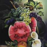 Вкусный натюрморт Canvas on cardboard Oil painting Realism Still life Russia 2023 - photo 1