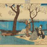 7 Holzschnitte mit berühmten Ansichten von Edo - Foto 3