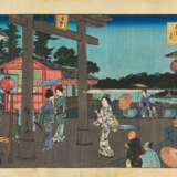 7 Holzschnitte mit berühmten Ansichten von Edo - Foto 6