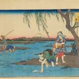 7 Holzschnitte mit berühmten Ansichten von Edo - Foto 7