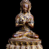 Bronzefigur des Vajardhara mit Resten von Feuervergoldung - фото 1