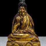 Seltene feuervergoldete Bronze eines Yogi - фото 1