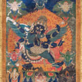 Thangka des Vajrakila in Seidenmontierung - Foto 1