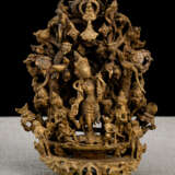 Bronzestele mit Darstellung eines Bodhisattva - Foto 1