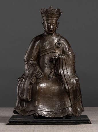 Seltene Bronze des Priesters Zongxian - photo 1