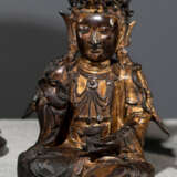 Lackvergoldete Bronze des Guanyin - photo 1
