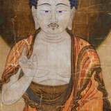 Predigender Buddha Shakyamuni auf einem Felssockel - фото 2