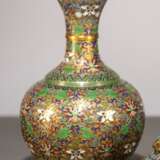 Champlevé-Vase mit Knoblauch-Mündung - photo 1