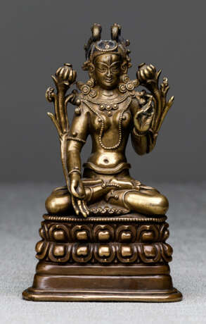 Ungewöhnliche Bronze der Sitatara im Pala-Stil - photo 1