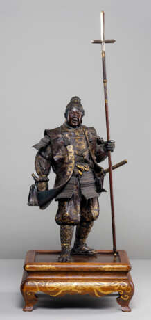 Exzellente Bronze eines Samurai von Miyao Eisuke - Foto 1