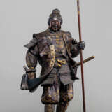 Exzellente Bronze eines Samurai von Miyao Eisuke - photo 1