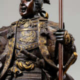 Exzellente Bronze eines Samurai von Miyao Eisuke - photo 2