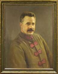 Portrait de Frounze Mikhaïl Vassilievitch», soviétique peinture, huile sur toile