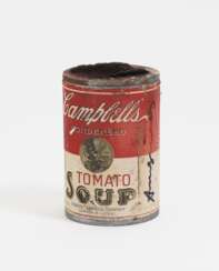 Campbell's Soup Can: Tomato Soup. Um 1970