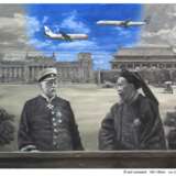 CANRAN ZHANG-,"Otto von Bismarck und der General Li Hongzhang/Zwei Herren sitzend", Öl auf Leinwand, 2009 - photo 1