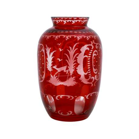 BÖHMEN Vase, 20. Jahrhundert - Foto 3
