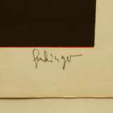 GENKINGER, FRITZ (geb. 1934), "Abstrakte Komposition mit Nummern und Ball", - Foto 3