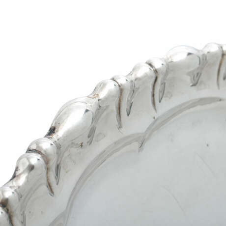 RUMÄNIEN Ovalplatte, 800 Silber, 1. Hälfte 20. Jahrhundert - Foto 4