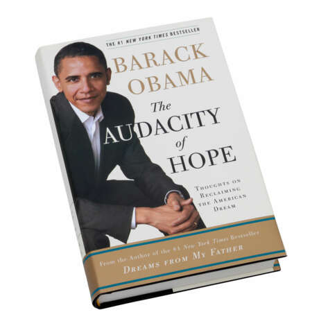 Buch von Barack Obama "Audacity of Hope" mit orig. Handsignatur, - photo 1
