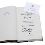 Buch von Barack Obama "Audacity of Hope" mit orig. Handsignatur, - photo 3