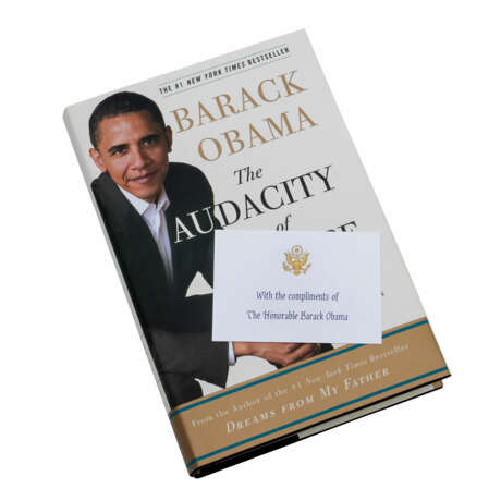 Buch von Barack Obama "Audacity of Hope" mit orig. Handsignatur, - Foto 5