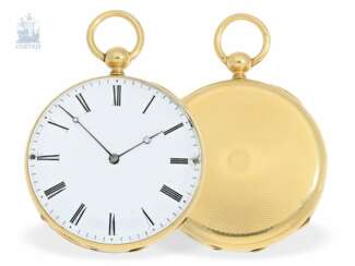 Pocket watch: fine, early Lepine with quarter-hour Repetition, Lequin & Yersin a, Fleurier, circa 1830