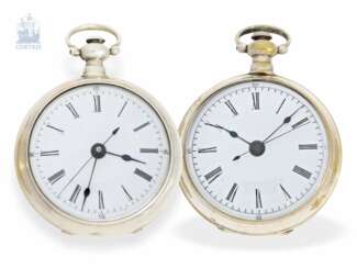 Pocket watch: Pair of rare pocket watches for the Chinese market, Bovet, Fleurier, circa 1840