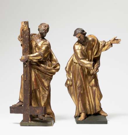 Hll. Petrus und Paulus. Süddeutsch, 2. Hälfte 18. Jahrhundert - photo 1