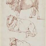 Rugendas, Georg Philipp II., Umkreis. Pferde - Schafe - Liegender Hund - Flöte spielender Hirte - photo 1