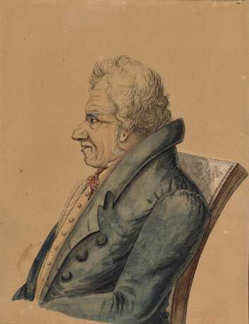 Kobell, Wilhelm von, zugeschrieben. Herrenporträt - Foto 1