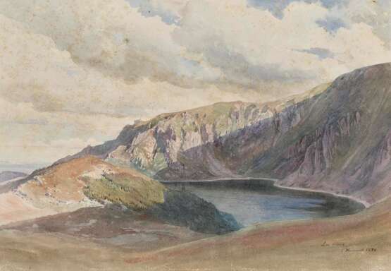 Hummel, Carl Maria Nicolaus. Blick auf den Lac Blanc in den Vogesen - Foto 1