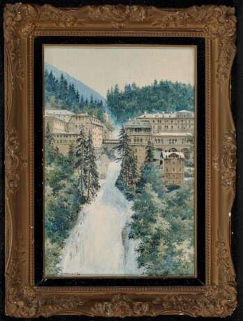 Unbekannt, Ende 19. Jahrhundert. Der Gasteiner Wasserfall in Bad Gastein - фото 2