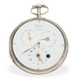 Taschenuhr: sehr seltene astronomische Beobachtungsuhr mit Zentralsekunde, königlicher Uhrmacher Gregson a Paris No.7051, ca. 1790 - photo 1