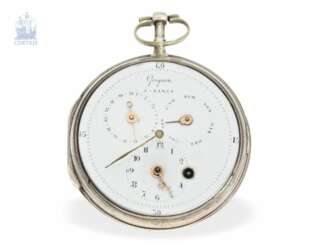 Taschenuhr: sehr seltene astronomische Beobachtungsuhr mit Zentralsekunde, königlicher Uhrmacher Gregson a Paris No.7051, ca. 1790