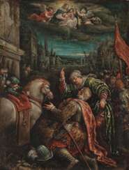 Bassano, eigentlich dal Ponte, Leandro, zugeschrieben. Kaiser Augustus (Gaius Octavianus Caesar) und die Tiburtinische Sibylle
