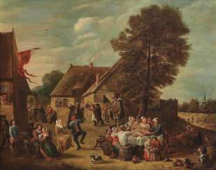 Niederlande, 17. Jahrhundert. Bäuerliches Dorffest