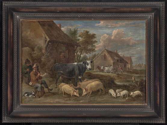 Teniers d. J., David. Dorflandschaft mit Hirten und Tieren - photo 2