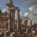 Ghisolfi, Giovanni, zugeschrieben. Römische Ruinenlandschaft Im Hintergrund die Apsis der Maxentiusbasilika - photo 1