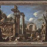 Ghisolfi, Giovanni, zugeschrieben. Römische Ruinenlandschaft Im Hintergrund die Apsis der Maxentiusbasilika - photo 2