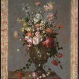 Unbekannt, 18./19. Jahrhundert. Blumen in reliefierter Vase - photo 2