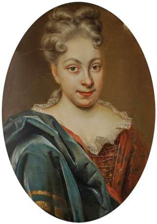 Deutsch, um 1715. Damen- und Herrenporträt - Foto 1