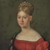 Deutsch, 1. Hälfte 19. Jahrhundert. Bildnis einer jungen Frau - Foto 1