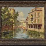 Vianello (Cesare Vianello, nachweisbar 1898 - 1908, tätig in Venedig, ?). Kanal in Venedig - фото 2