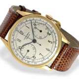 Armbanduhr: früher, großer Goldchronograph, Universal, Genève "Compur" mit Telemeterskala, Ref.12512, ca.1948 - Foto 1