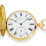 Taschenuhr: äußerst seltenes Schweizer Chronometer mit Wippe, Charles Henri Grosclaude & Fils, Fleurier, Suisse No. 1819, um 1860 - Foto 1